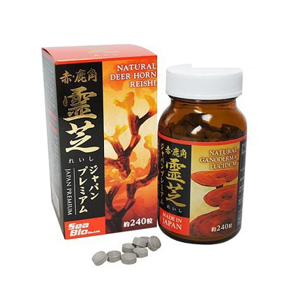 Nấm Linh Chi Đỏ Sừng Hươu 240 Viên Nhật Bản
