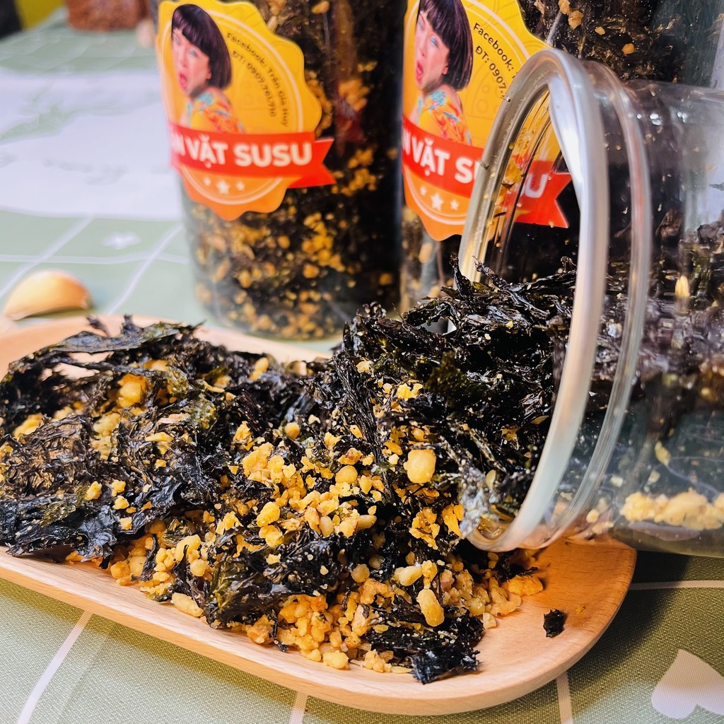 Rong Biển Cháy Tỏi Ăn Liền 150g | BigBuy360 - bigbuy360.vn