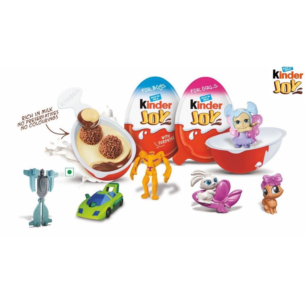 [ Hàng Chuẩn ]Socola Đồ Chơi Trứng Kinder Joy 20g ( Date mới :09/2022 )