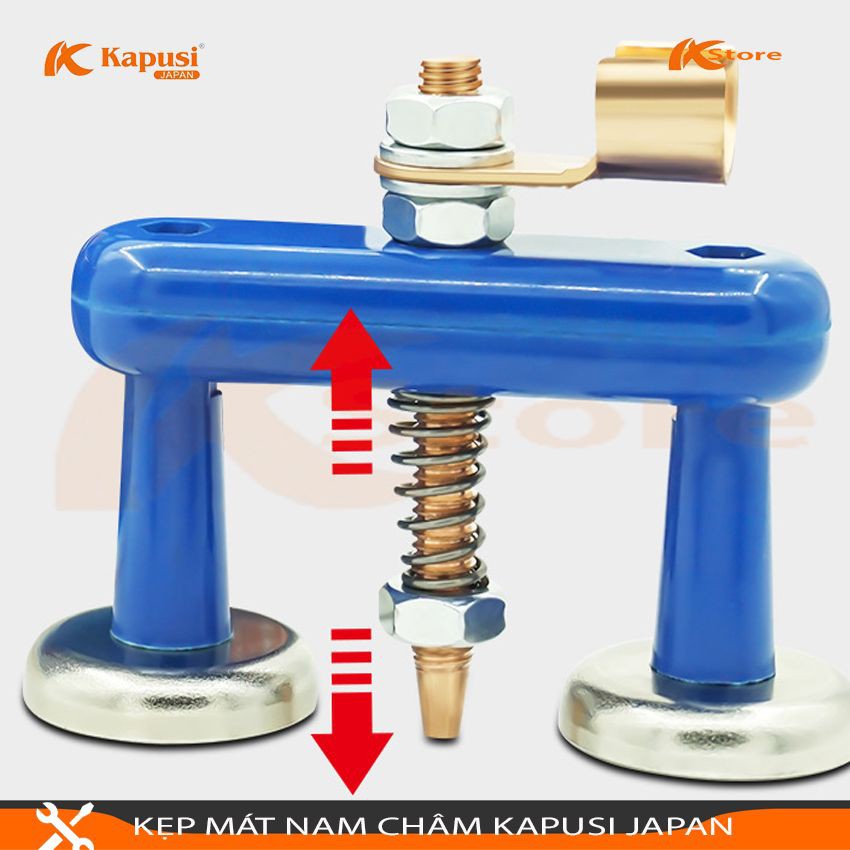 KẸP MÁT NAM CHÂM ĐÔI KAPUSI JAPAN 800A cao cấp
