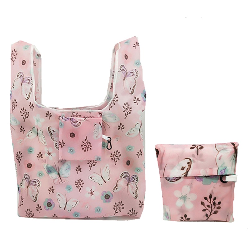 Túi Mua Sắm Bằng Polyester Gọn Nhẹ Đa Năng Có Thể Tái Sử Dụng
