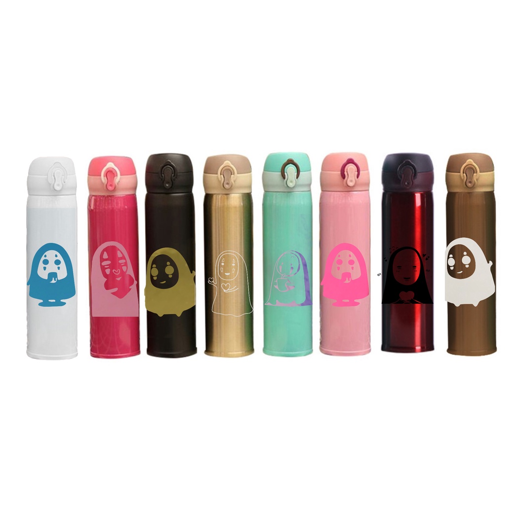 bình nước 2 lớp vô diện B2DC6 dễ thương cute hoạt hình 400-500ml