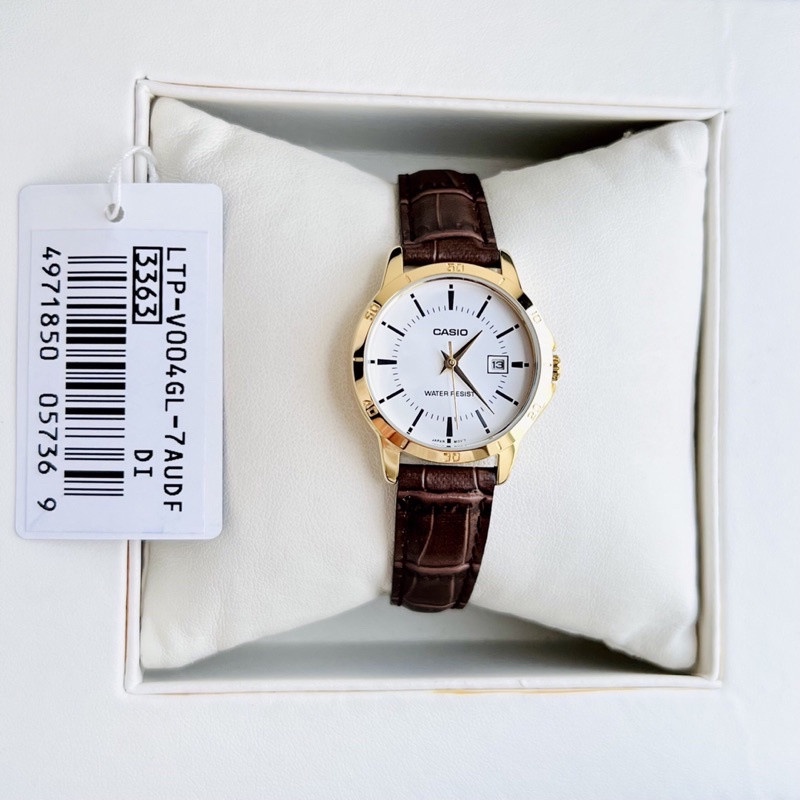 Đồng Hồ Nữ Casio Dây Da LTP-V004GL-7AUDF Chính Hãng
