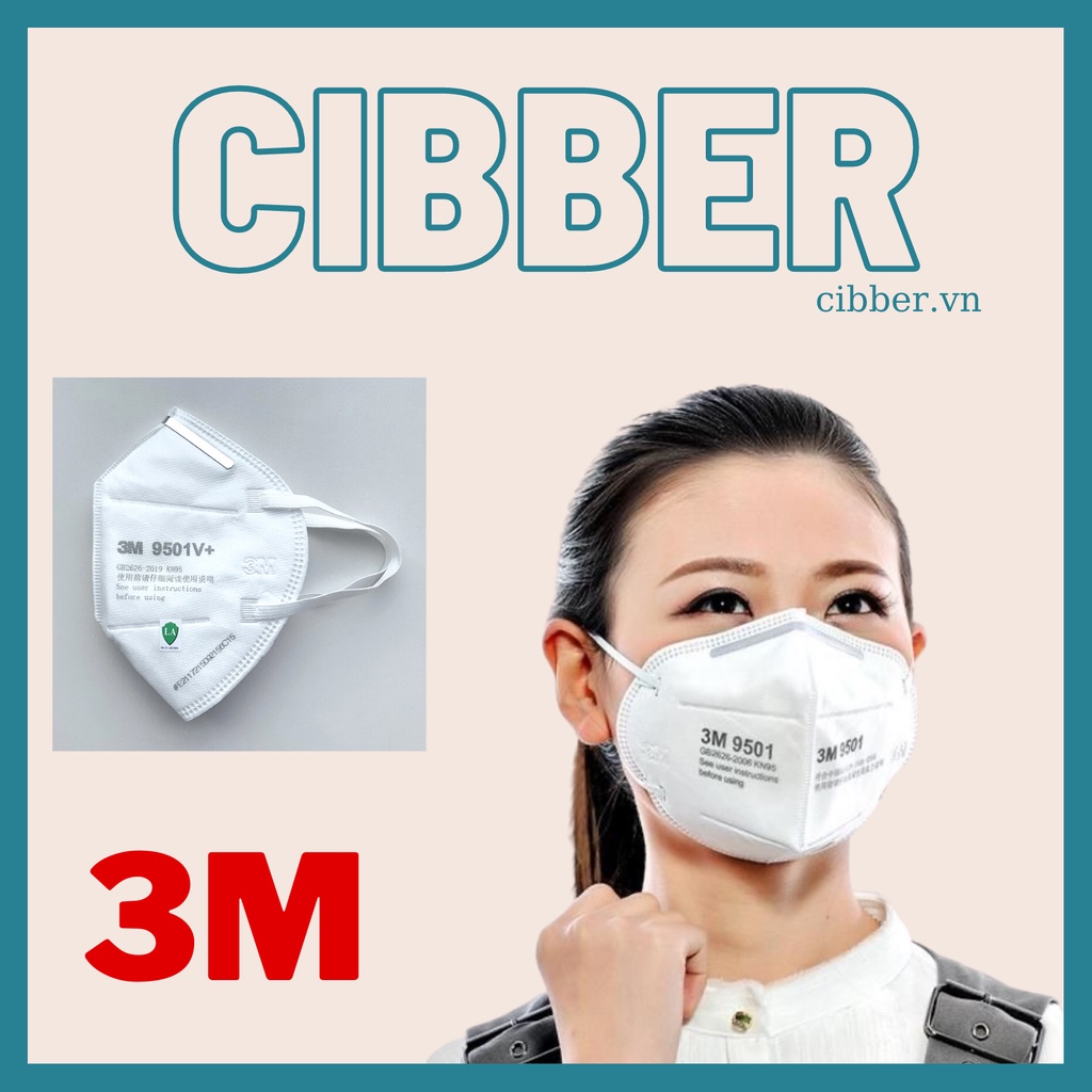 Khẩu trang 3M - Có van , Không Van (Kháng Khuẩn, Chống Bụi Mịn PM 2.5)