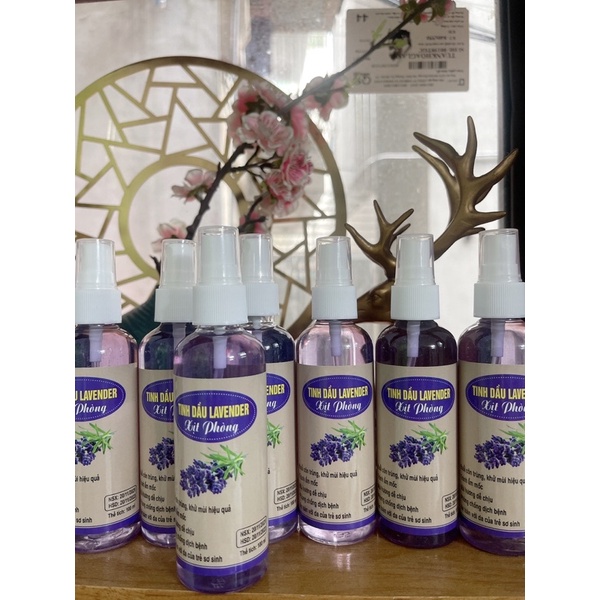 Tinh dầu Oải hương Lavender xịt phòng: chai 100ml
