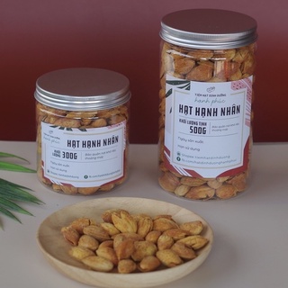 300g – 500g hạt hạnh nhân rang bơ còn vỏ mỏng – nhập khẩu mỹ