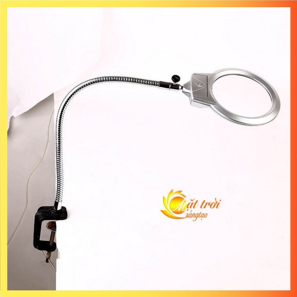 Kính lúp kẹp bàn có đèn MG15124-B