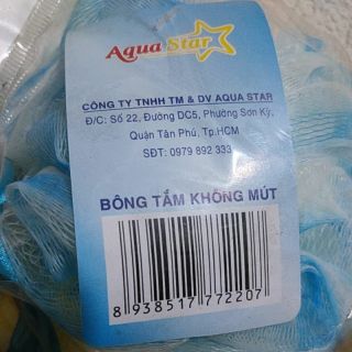[Chính hãng ™] Bông tắm không mút tròn AquaStar