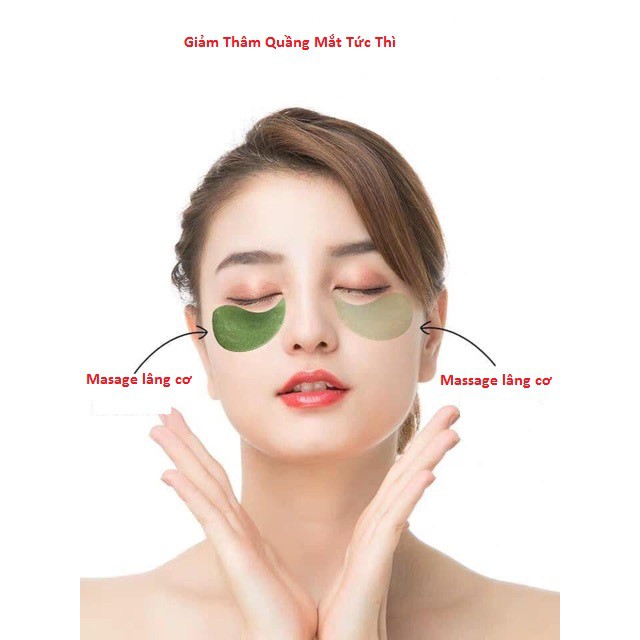 Mặt nạ mắt giảm thâm Bioaqua 60 miếng Imagines Hyaluronic acid/seaweed/black pearl essence eye mask 80g(60pcs)