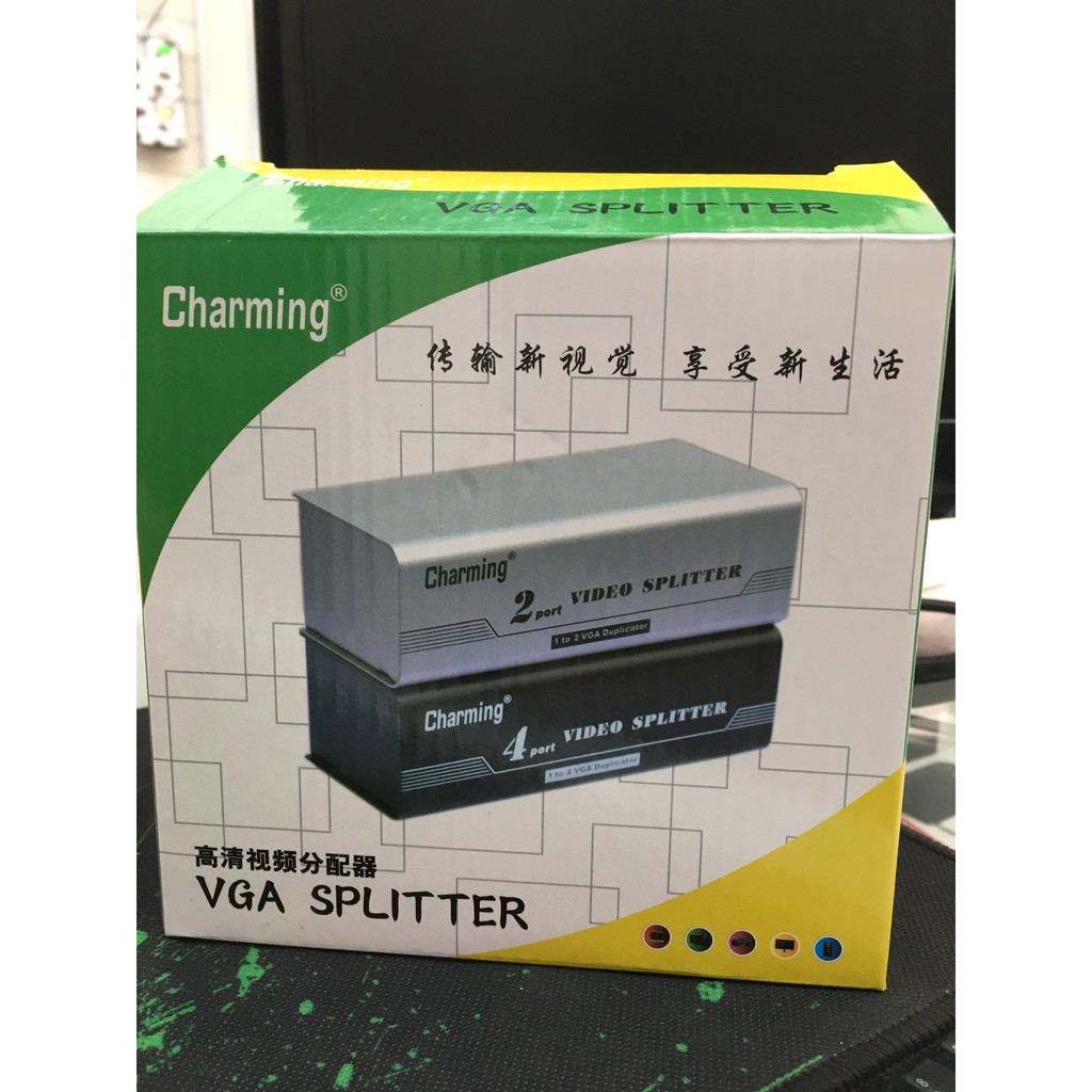 Bộ Chia Vga⚡️Bộ Chia Màn Hình VGA 1 ra 2, Hàng Chất Lượng, Bh 6 Tháng⚡️C.Brand