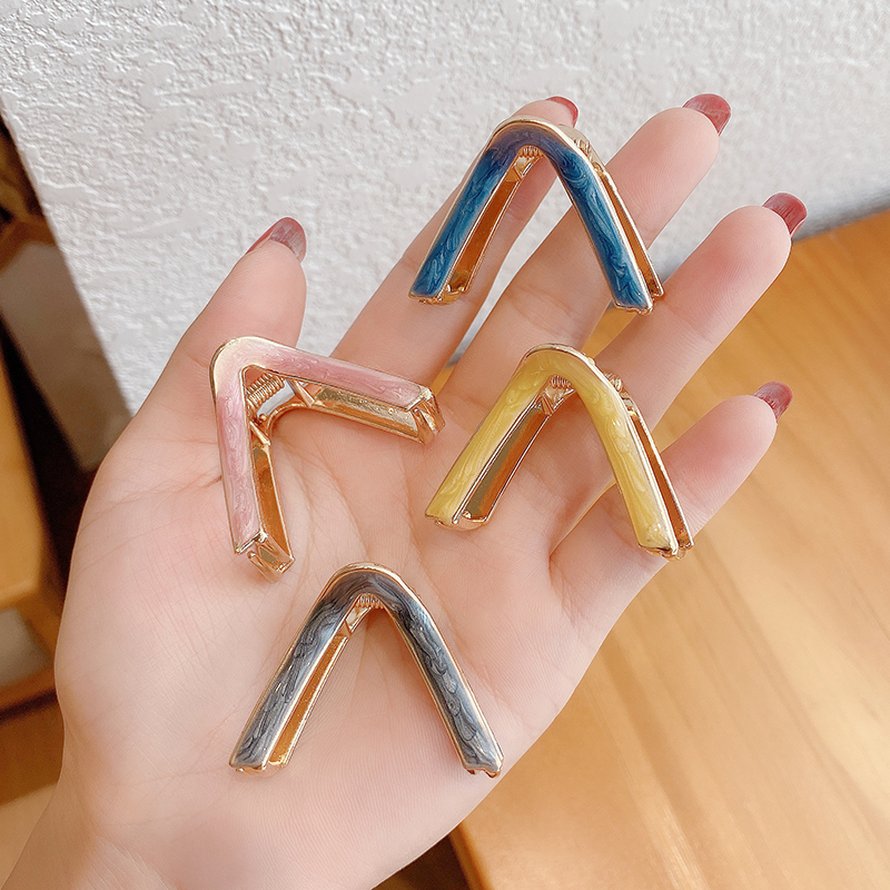 Kẹp tóc thiết kế đơn giản dễ thương phong cách Hàn quốc