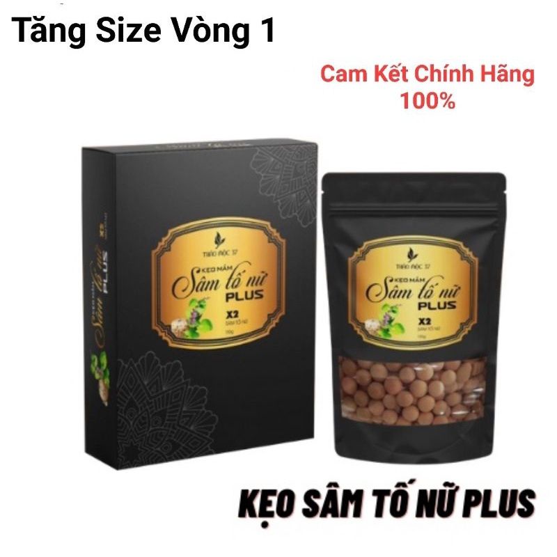 KẸO MẦM SÂM TỐ NỮ PLUS THẢO MỘC 37 TĂNG SIZE VÒNG 1