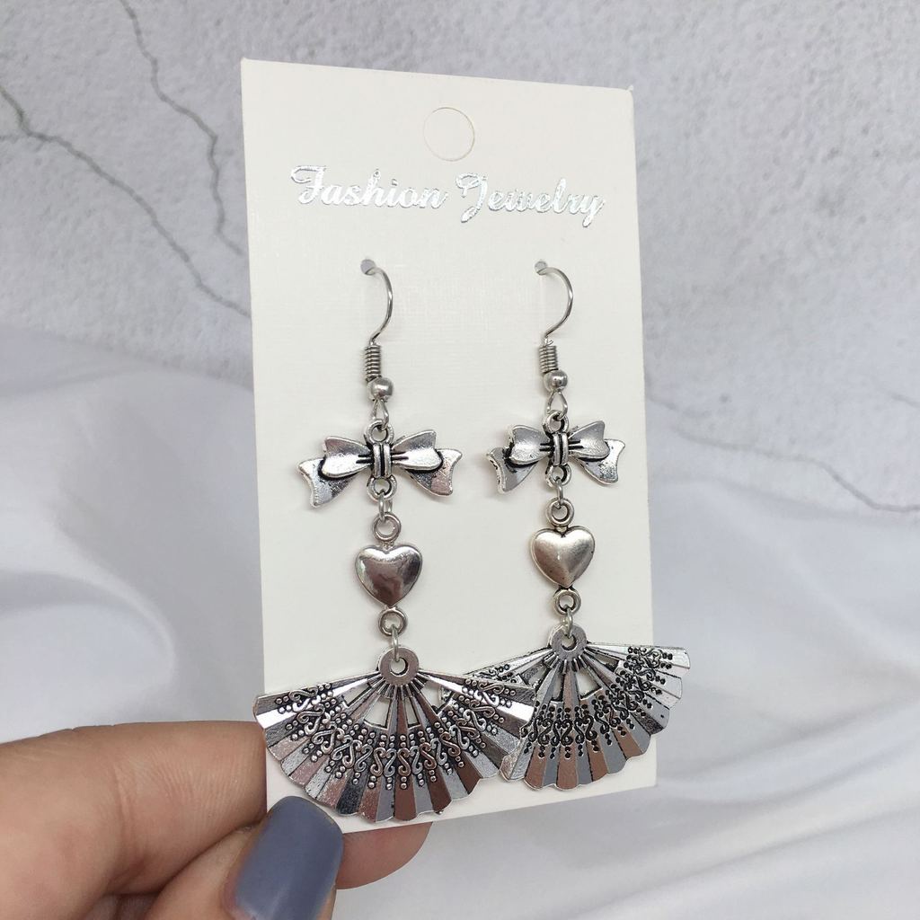 Khuyên Tai Dạng Xỏ Hình Nơ Nhỏ Xinh Xắn Phong Cách Đường Phố Cá Tính