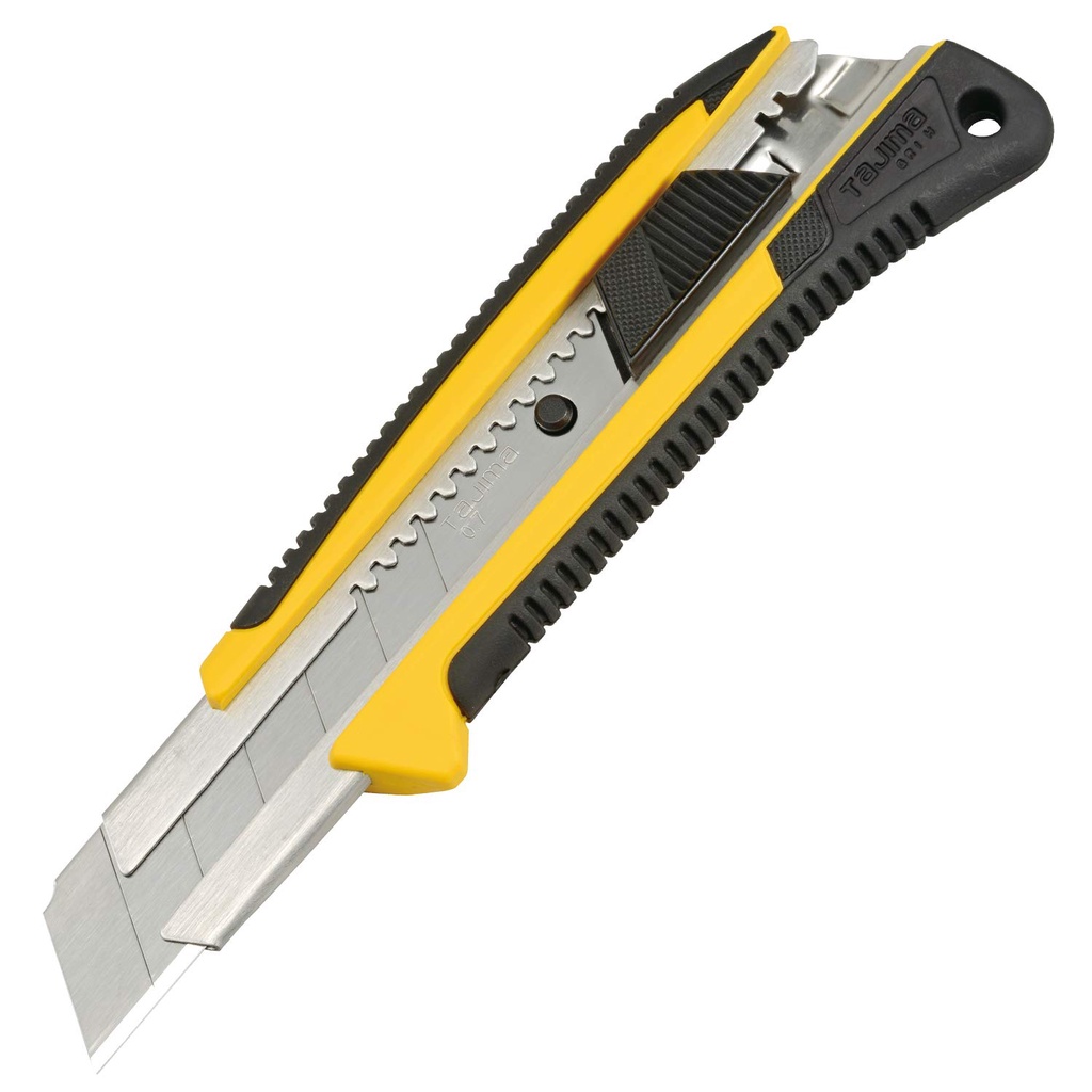 🎌Japan🎌 Dao rọc giấy TAJIMA Nhật LC-660, LC661 lưỡi rộng 25mm và cán bọc cao su chống sốc - Lưỡi dao 25mm