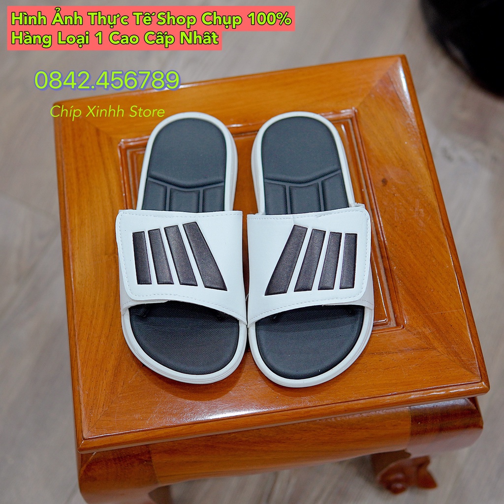 (New)Dép Đôi Nam Nữ Quai Ngang Dán Hình 4 Sọc Phong Cách Ulzzang Loại1 Cao Cấp 2022,Dép Thể Thao Siêu Đẹp,couple Hot2020