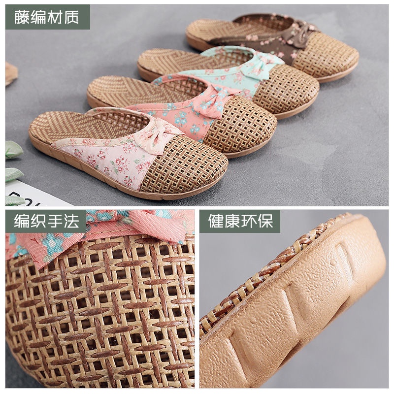 Dép Cói Đi Biển Chống Trượt Chân Tiện Dụng Thời Trang Hè Cho Nam Và Nữ Size 35-45