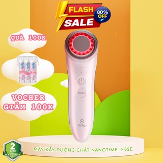 Máy đẩy tinh chất 6in1 Nanotime F65U Nhà HT Beauty với 6 chế độ thông minh giúp làm sạch sâu, hấp thụ dưỡng chất trẻ hóa
