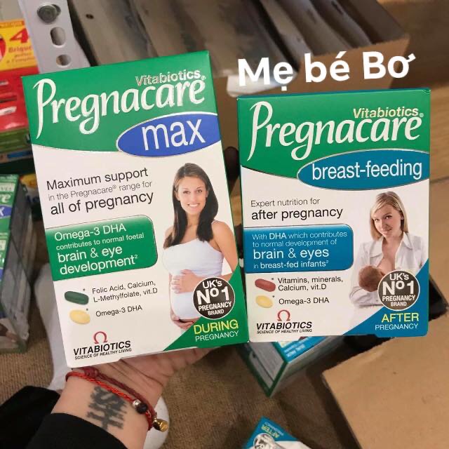 Bầu bú Uk Pregnacare chính hãng Anh Quốc