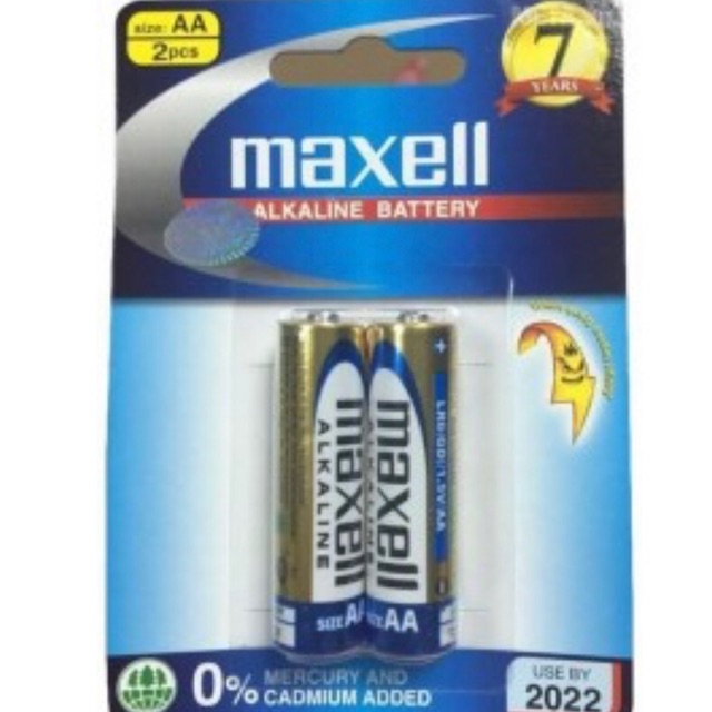 Pin Maxell 2AA