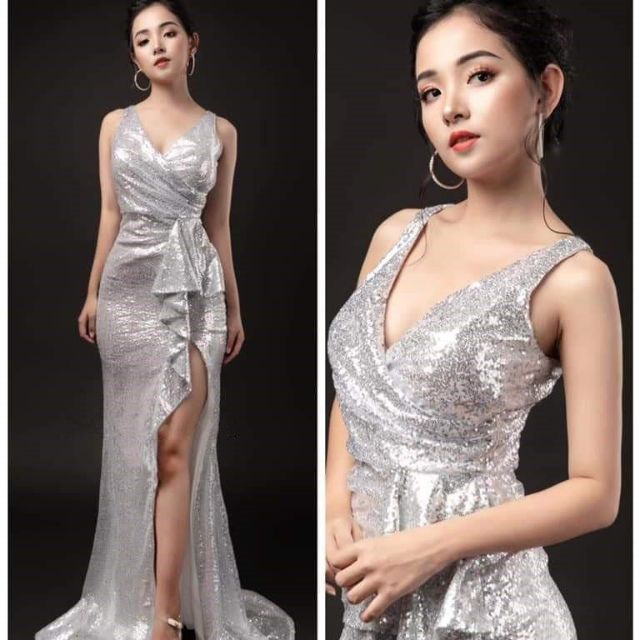 ĐẦM BODY DẠ HỘI KIM SA PHỐI BÈO