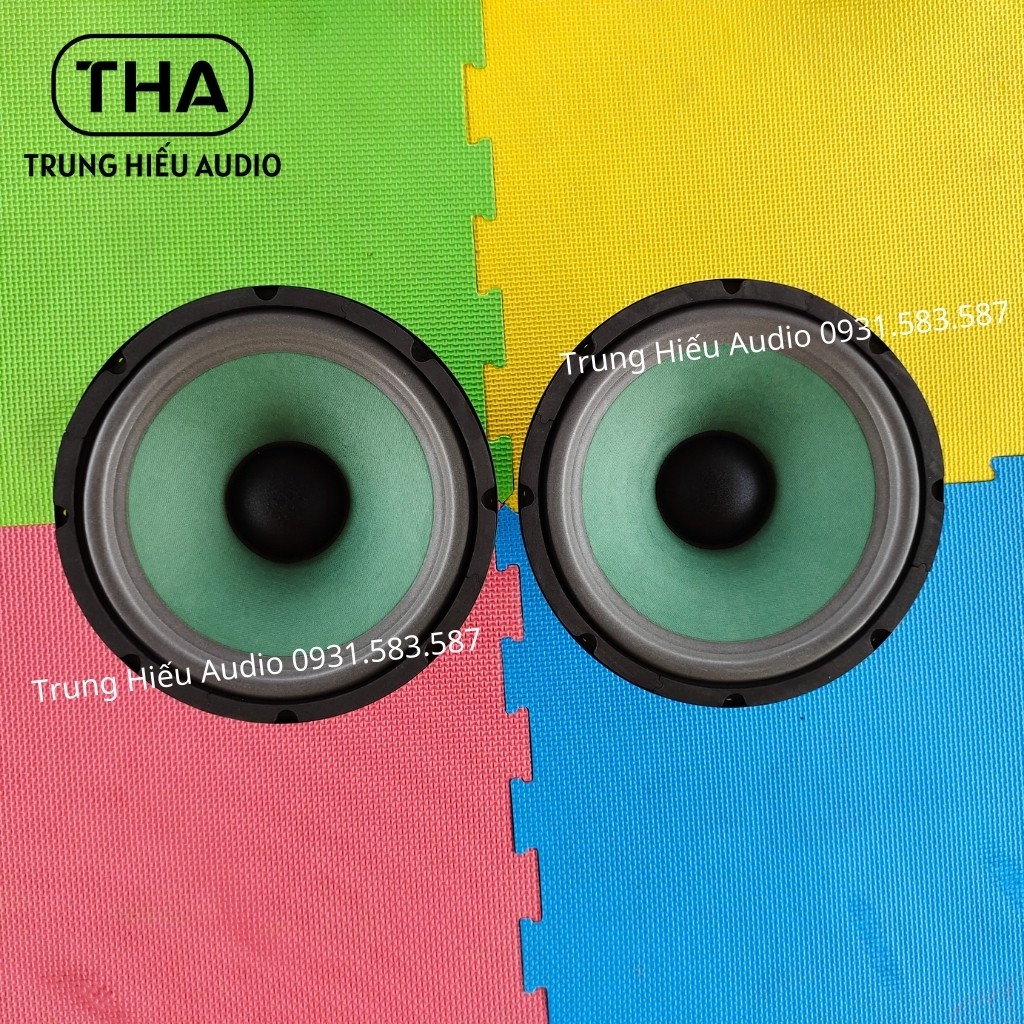 Củ Loa Bass 25 Từ 140 Coil 51 4 Lớp, Màng Xanh, Loa Rời Bass 25 Nhện Cao, Gân Mút  - Trung Hiếu Audio