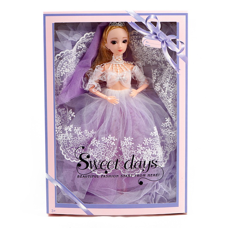 Bộ Đồ Chơi Búp Bê Công Chúa Barbie Cỡ Nhỏ Dễ Thương Cho Bé Gái