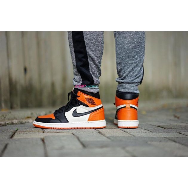 Giày air Jordan 1 High 2021 màu cam , giày sneaker jodan 1 cam cao cổ , giày jd1 hot trend bản đẹp nam nữ