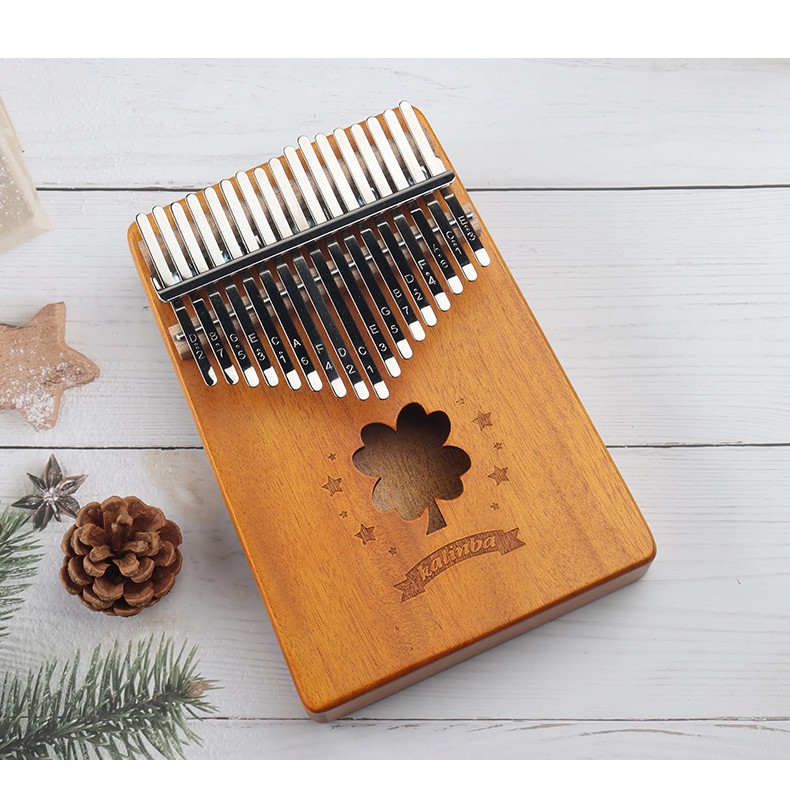 Kalimba 17 phím thumbs piano keyboard gỗ MAHOGANY GIÁ RẺ nhập tận xưởng