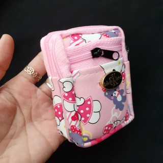 Móc khóa ba lô Kitty 3 ngăn (Kt : 6×8cm)