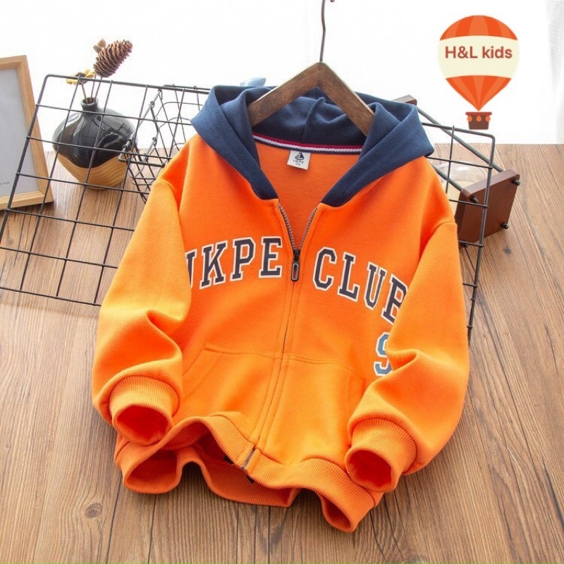 Áo Khoác bé trai bé gái thun da cá dày dặn