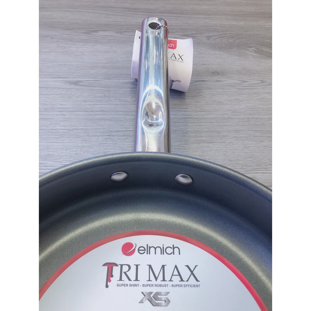 Chảo elmich Inox 2 lớp cao cấp đáy liền Trimax XS EL 3752 size 24cm