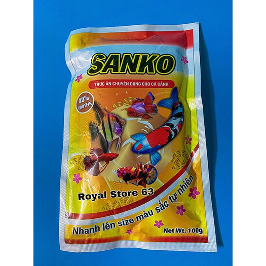 Sanko (100gram) thức ăn cho mọi loại cá cảnh