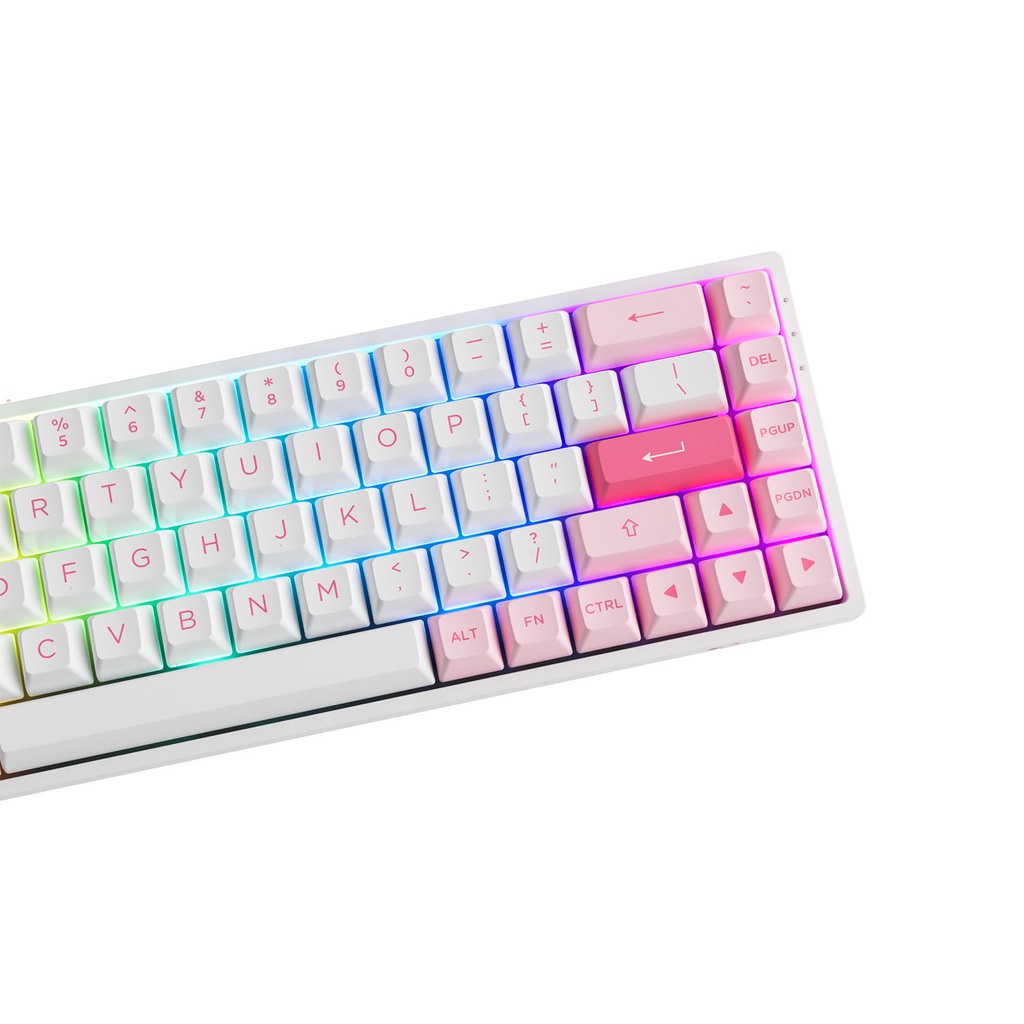 Bàn phím cơ AKKO 3068B Multi-modes Prunus Lannesiana Bluetooth 5.0 / Wireless 2.4Ghz / Hotswap-- Bảo Hành 12 Tháng