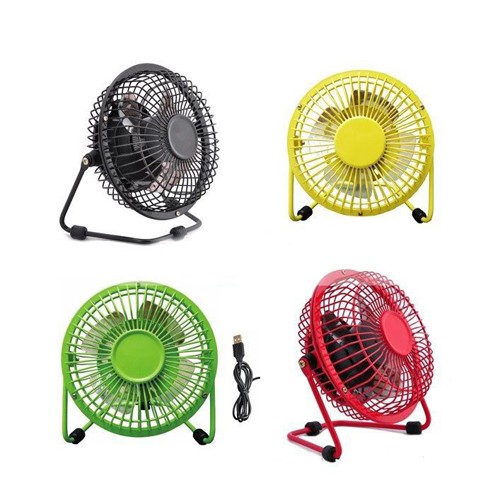 Quạt Lồng Sắt Mini Cổng USB (Giao Màu Ngẫu Nhiên) | BigBuy360 - bigbuy360.vn