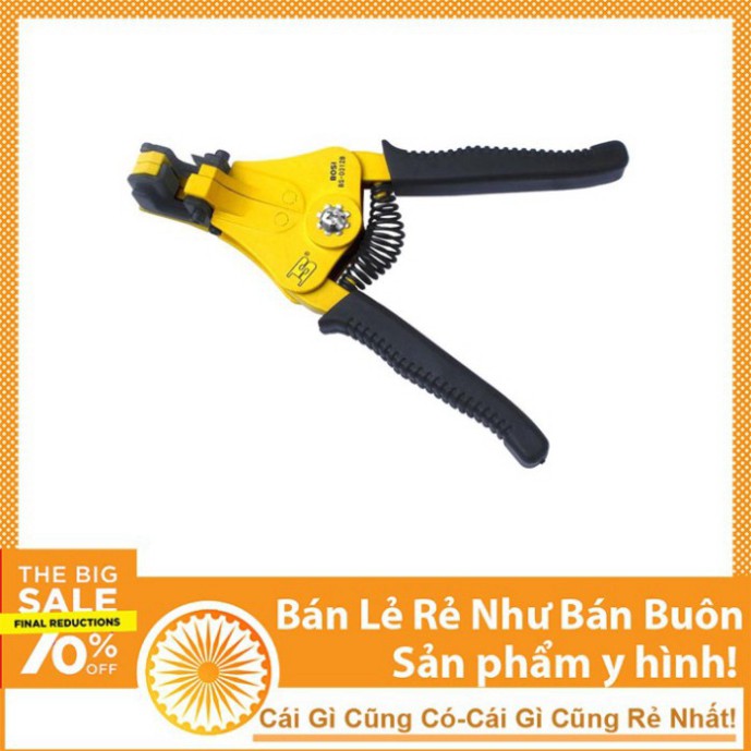 Kìm Tuốt Dây Điện Bosi BS443122 Cao Cấp (1.0-1.6-2.0-2.6-3.2) ( Giá Rẻ )