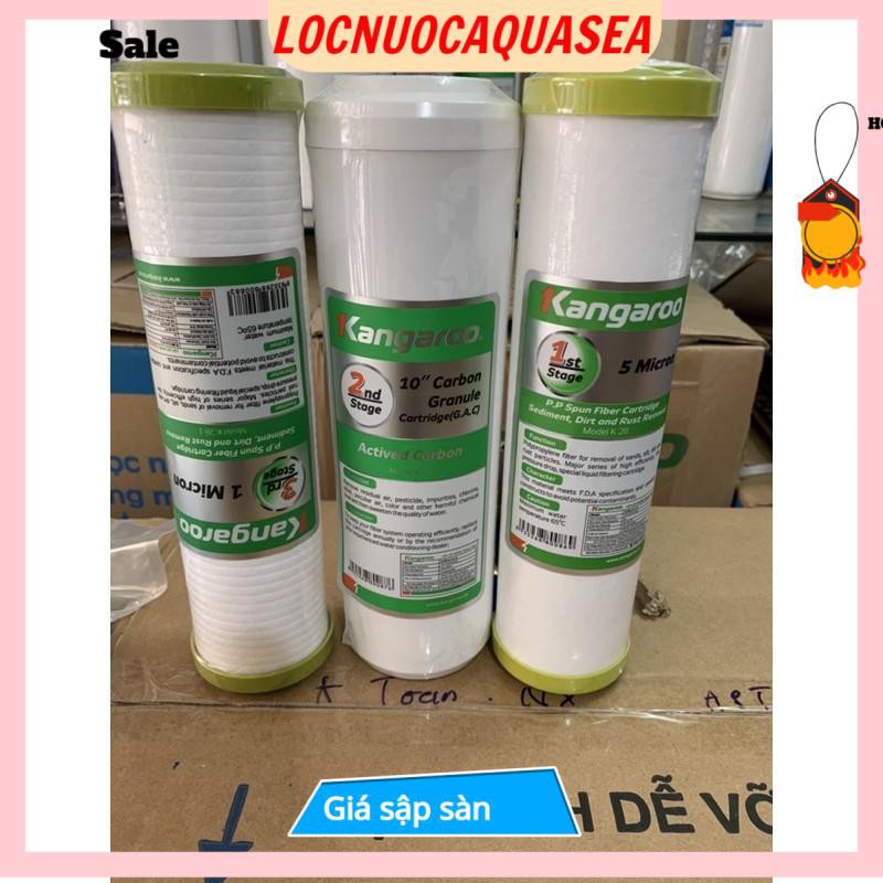 Giá Sốc Combo 5 lõi lọc nước Kangaroo số 1,2,3,4,5 👉 Bộ Từ 1 Đến 5 Của Máy Lọc Nước Kangaroo