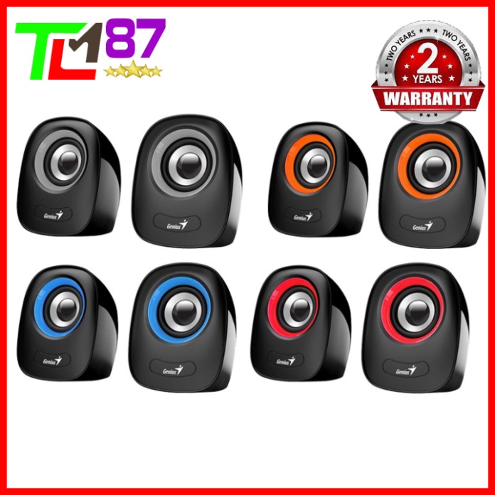 Loa Máy Vi Tính PC Laptop Để Bàn Cao Cấp 2.0 GENIUS SP-Q160 - Loa Nghe Nhạc Mini Có Dây