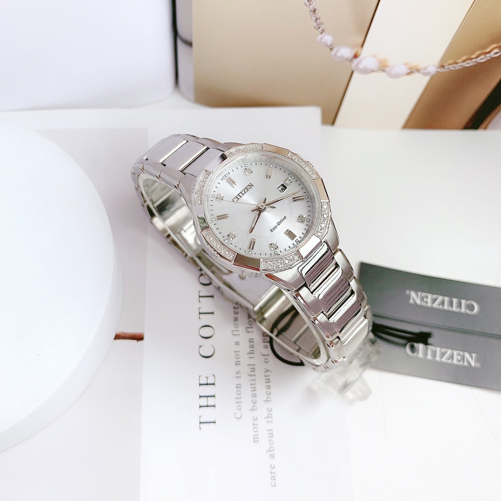 Đồng hồ nữ dây thép Citizen EW2460 56A Riva Woman