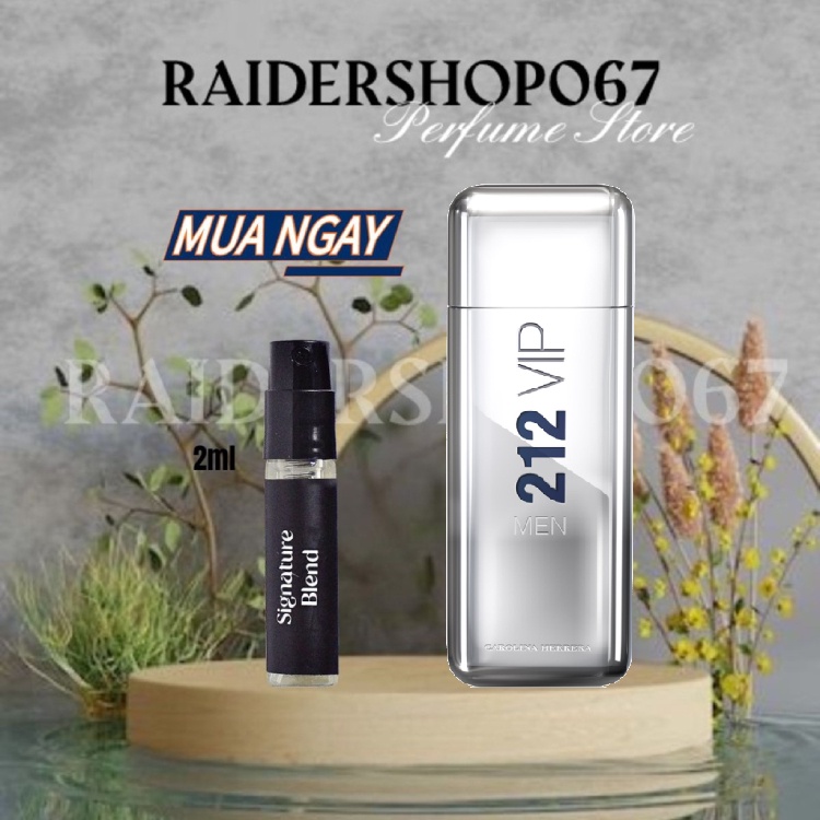 Nước hoa 212 VIP Black Carolina Herrera For Men EDP (5ml/10ml/20ml) ®️