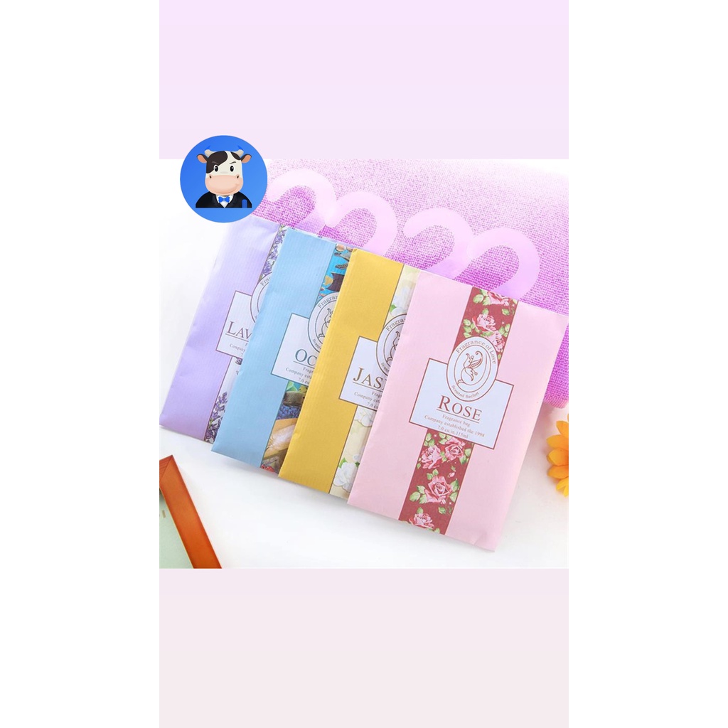 Túi Thơm Thảo Mộc Tinh Dầu Tự Nhiên Treo Phòng Ngủ - Gói Thơm Mini Để Tủ Quần Áo, Xe Ô Tô, Nhà Vệ Sinh