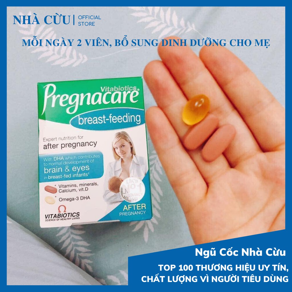 Vitamin Tổng Hợp Cho Phụ Nữ Sau Sinh Pregnacare Breast-feeding - 84 viên