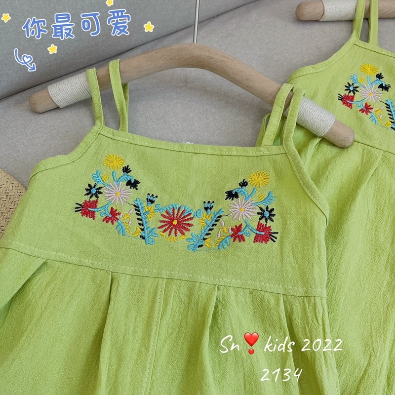 Jump xanh 2 dây bé gái