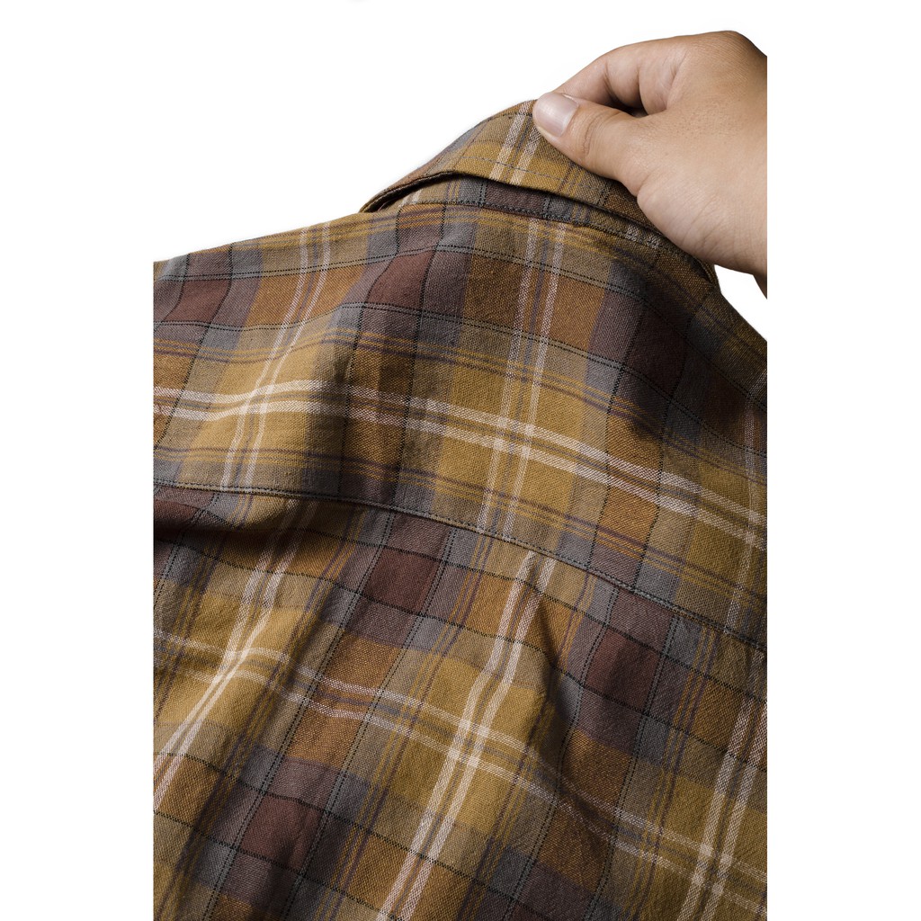 Áo sơ mi nam Double'D form Slim fit họa tiết kẻ caro SC2YELLOW | BigBuy360 - bigbuy360.vn