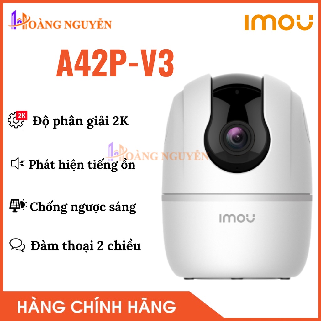 [NHÀ PHÂN PHỐI] Camera IP WIFI IMOU Ranger2 A42P-V3 4MP,  Xoay 360, Phát hiện con người, Phát hiện tiếng ồn lạ.