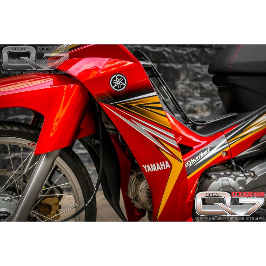 Tem Rời Sirius 110 Đỏ Đen