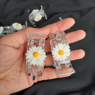 Kẹp 3 răng trong đính hoa cúc (Ảnh thật)