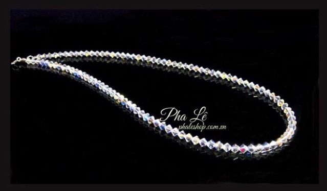 Vòng Cổ Pha Lê Nón Nhọn S04mm Được Thiết Kế Từ Pha Lê Swarovski