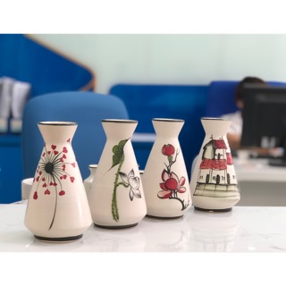 Lọ Hoa Bát Tràng - bình hoa decor - trang trí nhà cửa