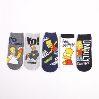 [Tiệm vớ cô Lam] Tất vớ cổ thấp simpson màu