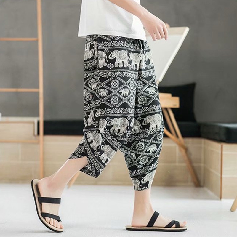 Quần Lửng In Họa Tiết Con Voi Thời Trang Dành Cho Nam | BigBuy360 - bigbuy360.vn